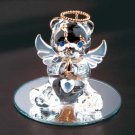 35072 June Glass Angel Bear