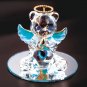 35078 December Glass Angel Bear