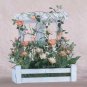 35108 Roses in Wood Lattice Planter