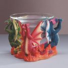 35185 See, Hear, Speak, Dragon Oil Warmer