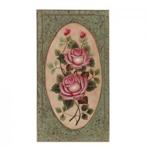 35266 Rose Design Wall Plaque
