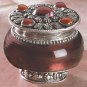 35347 Lavender Jeweled-Lid Jar Candle