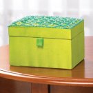 35539 Fabric Embroiderd Jewelry Box
