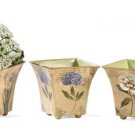 35630 Nested Rose Tin Pots