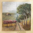 35693 4 Pc. Country Patchwork Mural
