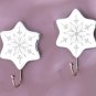 35709 Venetian Glass Plaque with Hooks