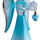 30817 Glass Angel With March Birthstone