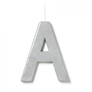 36829 Glitter Initial A