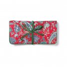 36764 Red Green Paisley Travel Bag