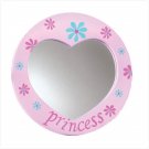 36250 Princess Heart Wall Mirror