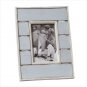 36666 Distress Blue White Photo Frame