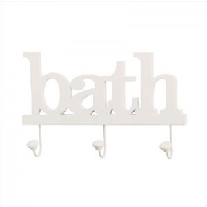 36667 Bath Clothes Hook Wall Plaque