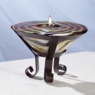 33720 Tiger Stripe Cone-Shaped Candle