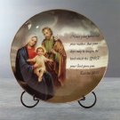 33819 Porcelain Patchwork Holy Family Plate