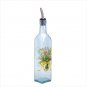 35825 HERB BOUQUET GLASS OIL BOTTLE