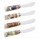 35805 4 PC. FRENCH CAFE' SPREADERS