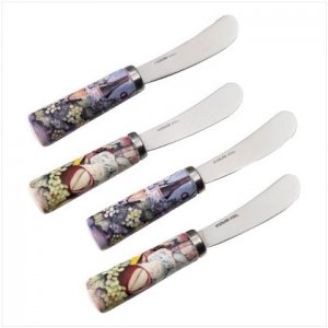 35800 4 PC. WINE & CHEESE SPREADERS
