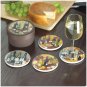 35796 4 PC. IN VINO VERITAS COASTERS