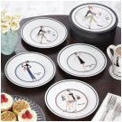35770 4 PC. THE GIRLS DESSERT PLATES