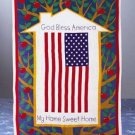 34164 US Flag Pattern Cotton Sheet