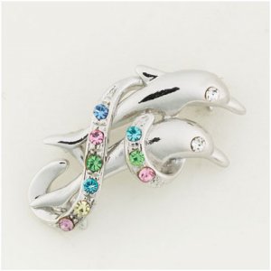 36903 Double Dolphins Pin