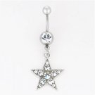 36912 Star Dangle Belly Jewelry