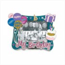 36491 "My Birthday" Pewter Photo Frame