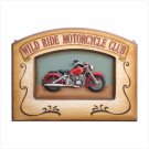 36686 Wild Ride Motorcycle Plaque