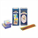 36725 Pick Up Sticks and Card Games Tin