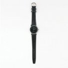 36820 Men's Black Dial Leather Watch
