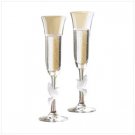36974  GORHAM "AMORE" DOVES FLUTES