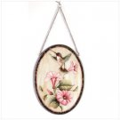 34779 Hummingbird and Flowers Suncatcher