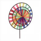 33333 Multicolor Triple Pinwheel Wind Wheel