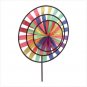 33333 Multicolor Triple Pinwheel Wind Wheel