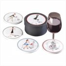 35769 4 PC. THE GIRLS COASTERS SET