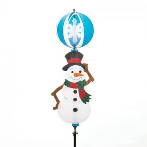90034 Snowman 3D Spinning Yard Decor