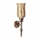 32111 Glass Amber Mosaic Wall Votive