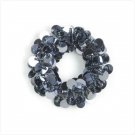 36933 Hematite Payette Ponytail Holder
