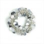36934 Silver Payette Ponytail Holder