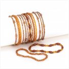 36948 Brown Stretch Bracelets
