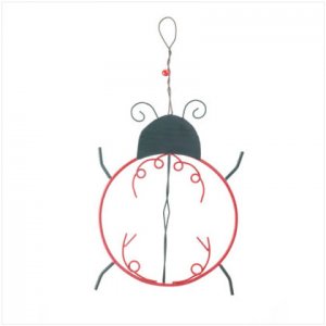 80279 Metal Ladybug Fruit Feeder
