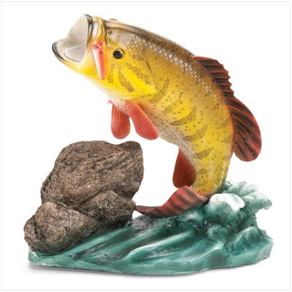 largemouth bass figurine