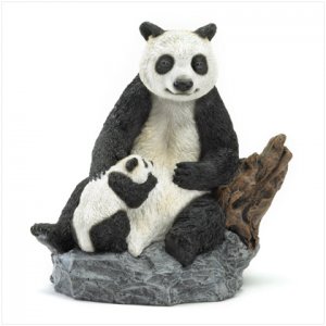 36990 Panda Bear and Cub Figurine