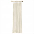 37061 Beige Organza Tab Top Curtain