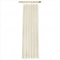 37061 Beige Organza Tab Top Curtain
