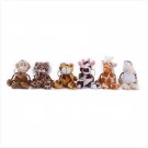 33124 1 Dz Plush Animal Keychains (Retail - 1.99ea.)