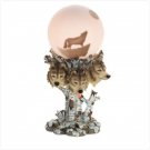 37127 Wolf Globe Lamp