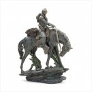 37171 Liberty Bronze Cowboy on Horse