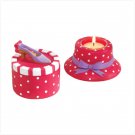 37188 Polka Dot Hat and Shoe Set