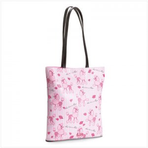 37249 Poodle Tote Bag